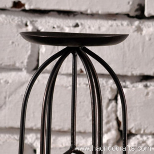 romantic iron crafts candelabrum and candlestick